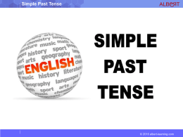 When to Use Simple Past Tense - Albert