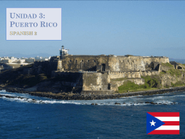 Unidad 3: Puerto Rico