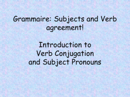 Subject Verb agreement ppt