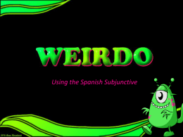 Weirdo Verbs - Cobb Learning