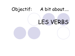 les verbs - Primary Resources