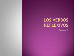 Learn about Reflexive verbs!