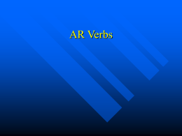 AR Verbs - incomplete url page