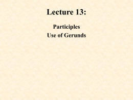 Lecture 1: - Masaryk University