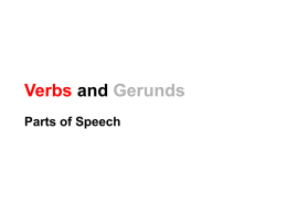 Verbs and Gerunds - Ereading Worksheets