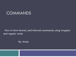 Commands - Tripod.com