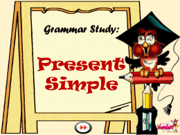 Grammar Study: