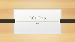 ACT Prep