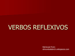 Spanish “-GO” Verbs & Reflexives Capítulo 1, página 14