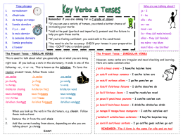 Verbs & Tenses Review Guide