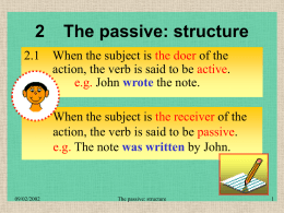 passive structure