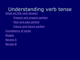 Verbs (Simple, Progressive, & Perfect)