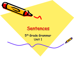 Sentences - Polk School District
