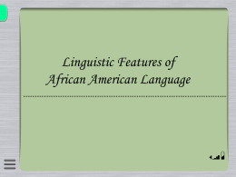 L1 Linguistic Features