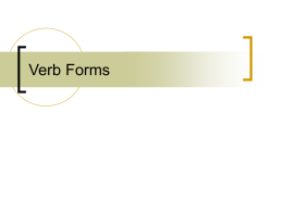 Verbs followed by a Base Form