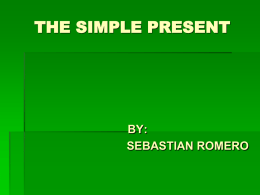 The simple present