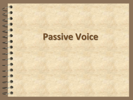 Passive Voice - inglesinvest1