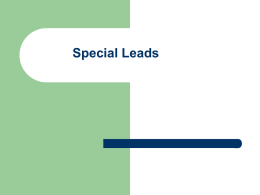 Special Leads - Neuman, Chad