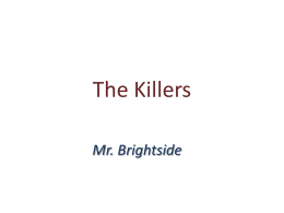 The Killers - raqueljurado