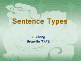 Compound and complex sentence