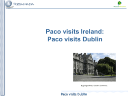Paco visits Dublin