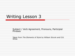 Writing Lesson 3