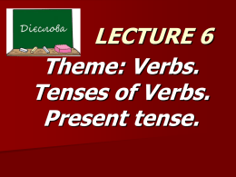 06. Verb.Present tense
