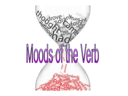 verb moods - WordPress.com