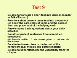 Test 9-format