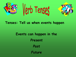 3. Can I conjugate tenses from present to past or