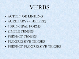 verbs - TeacherWeb