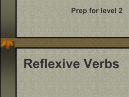 ReflexiveVerbs