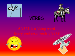 verbs - Primary Resources