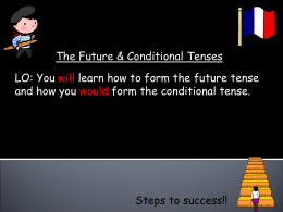 future and conditional explanation