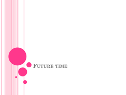 Future time - WordPress.com