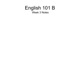 week3 - English 101B