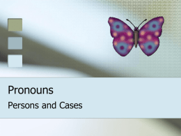 Pronoun Cases - TechnicalEnglishClass-com