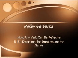 Reflexive verbs you have already learned