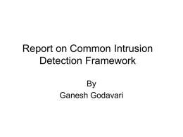 Intrusion Detection Inter-component Adaptive Negotiation (IDIAN)