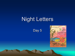 Night Letters