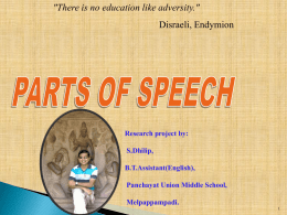 A-parts-of-speech - DEP