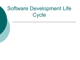 Software Developement Cycle
