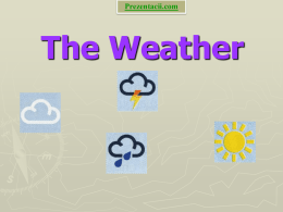 The Weather - pedportal.net