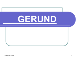 What is a gerund phrase?