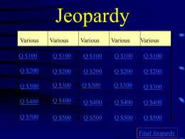 Jeopardy - jackson12