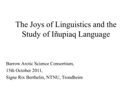 The_Joys_of_Linguistics_and_the_Study_of_Inupiaq_Language
