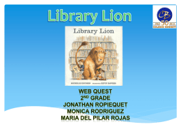 Library Lion - B