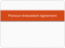 Pronoun-Antecedent_Agreement