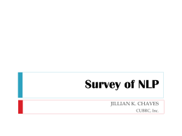 Survey of Natural language processing