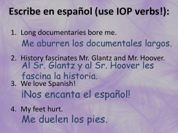 Escribe en español
